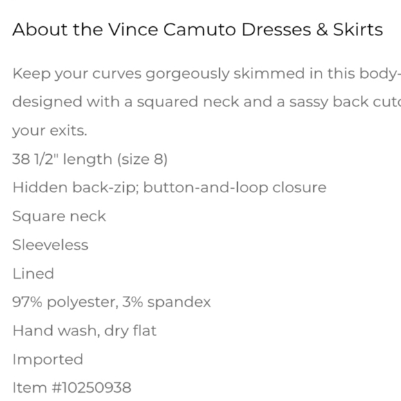 VINCE CAMUTO NWOT CORAL SHEATH DRESS SZ 2 - Picture 3 of 16